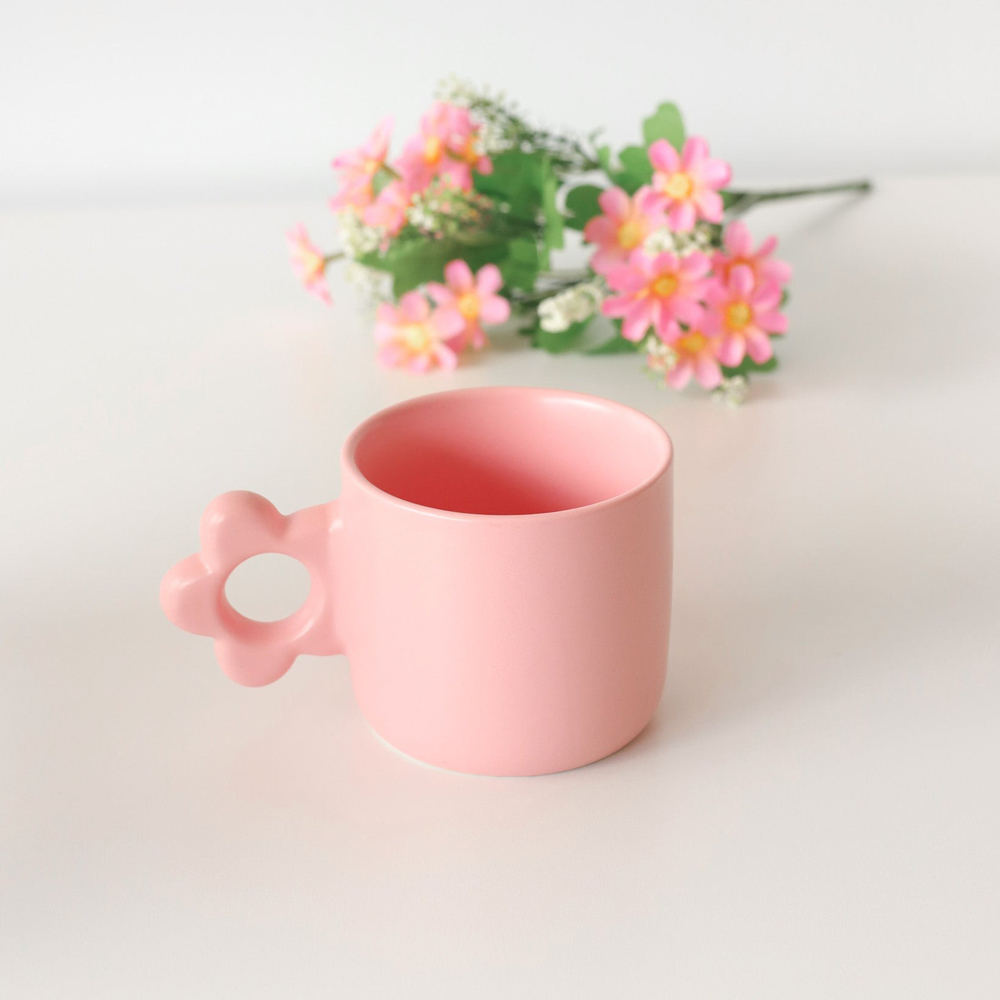 Tasse fleur pour femme