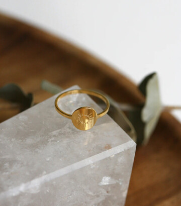 Bague – Soleil doré