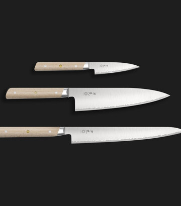 Ensemble de 3 couteaux japonais – Hazaki