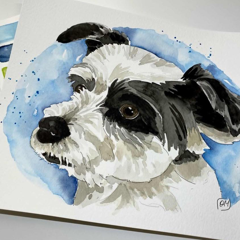 Portrait d’un animal de compagnie personnalisé