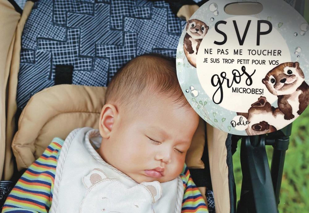 Affiche de protection pour bébé
