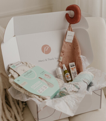 Boîte cadeaux pour bébé personnalisée