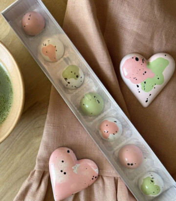 Boîte de chocolats fins
