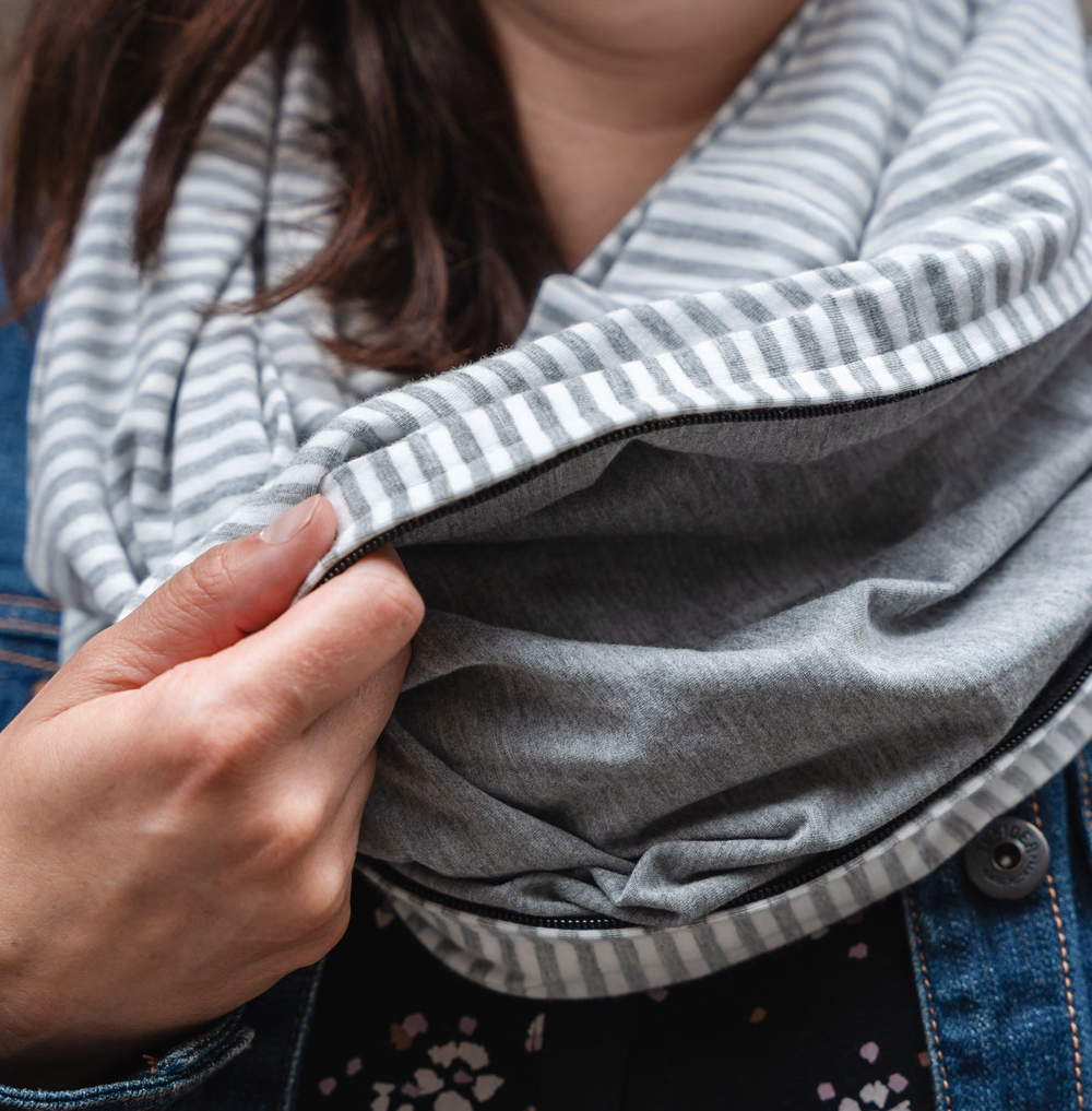 Foulard infini avec poche