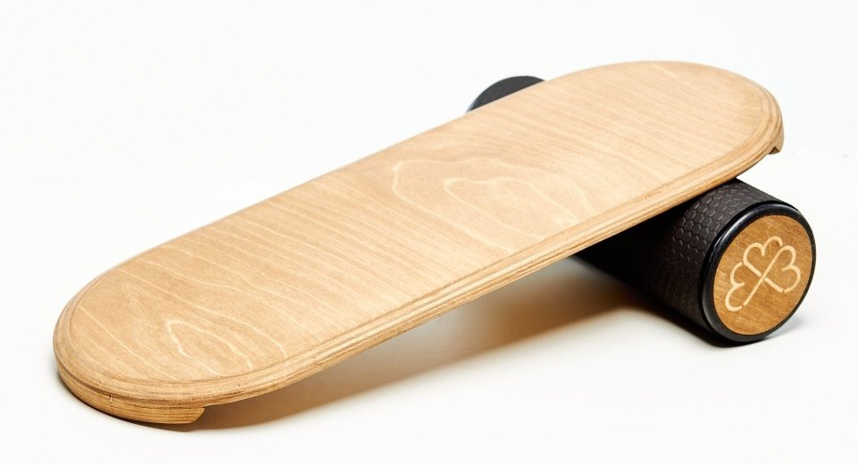 planche d'équilibre en bois