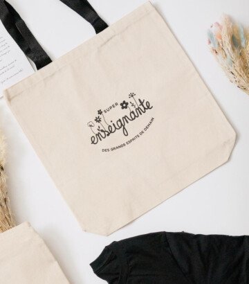 Sac pour super enseignante