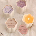 Quatuor de bougies Bubble
