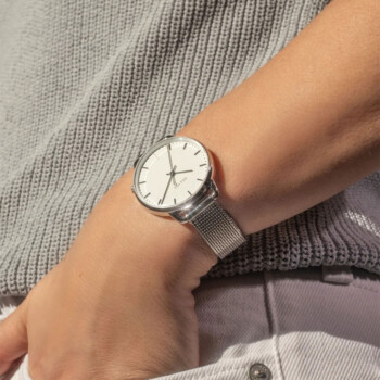 Montre solaire Solar Curve Mini – Bracelet argent