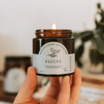 Bougie Fleuve - Eucalyptus et air marin