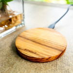 Chargeur sans fil en bois