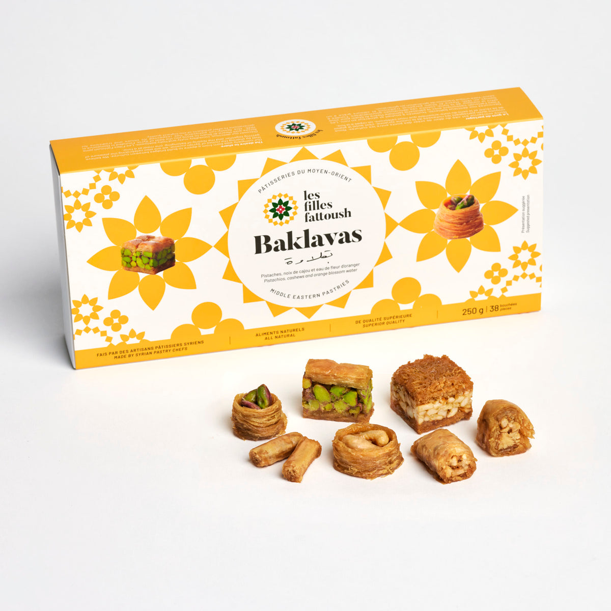 Baklavas aux noix