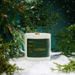 Bougie de soya - Forêt de conifères