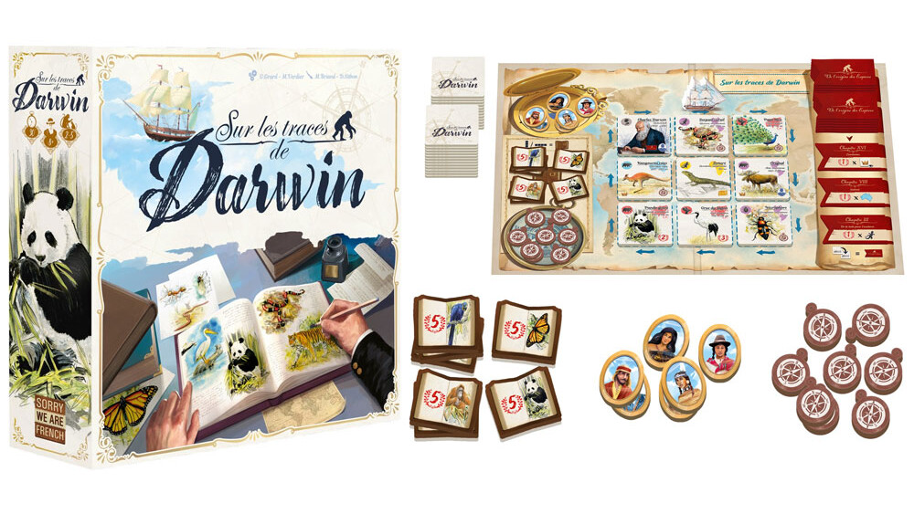 Jeu de société Sur les traces de Darwin