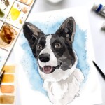 Portrait d'un animal de compagnie personnalisé