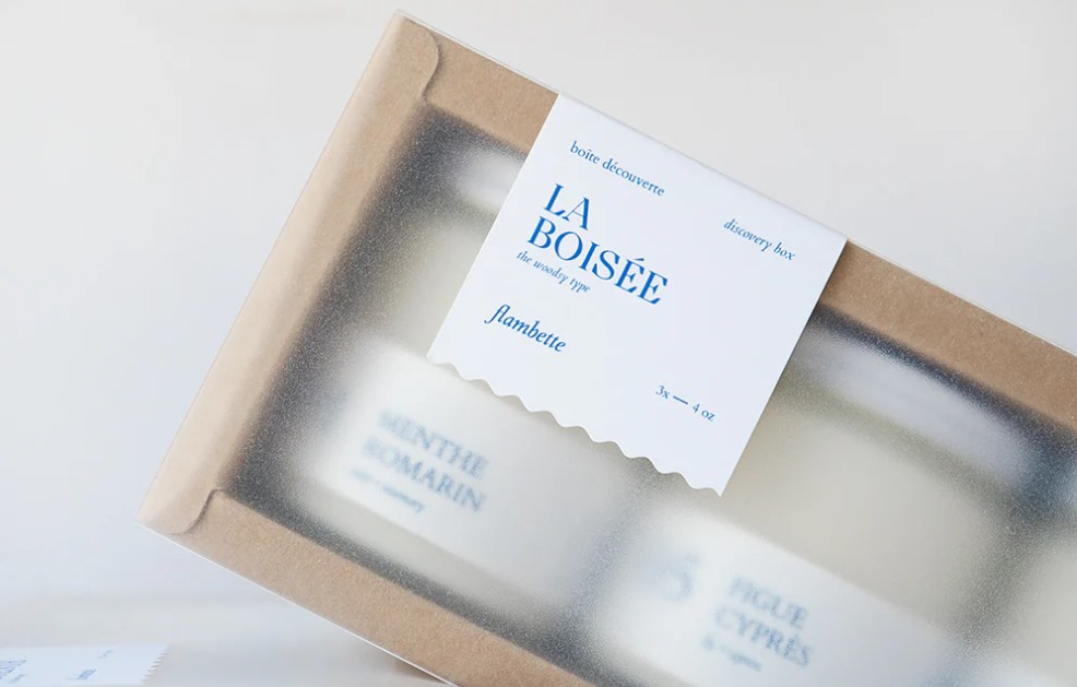 trio de bougies Flambette