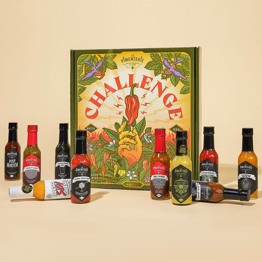 Boîte Challenge – Sauces piquantes