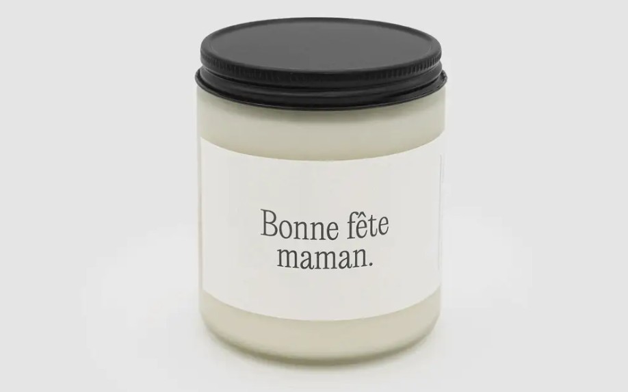 Bougie avec message personnalisé Flambette