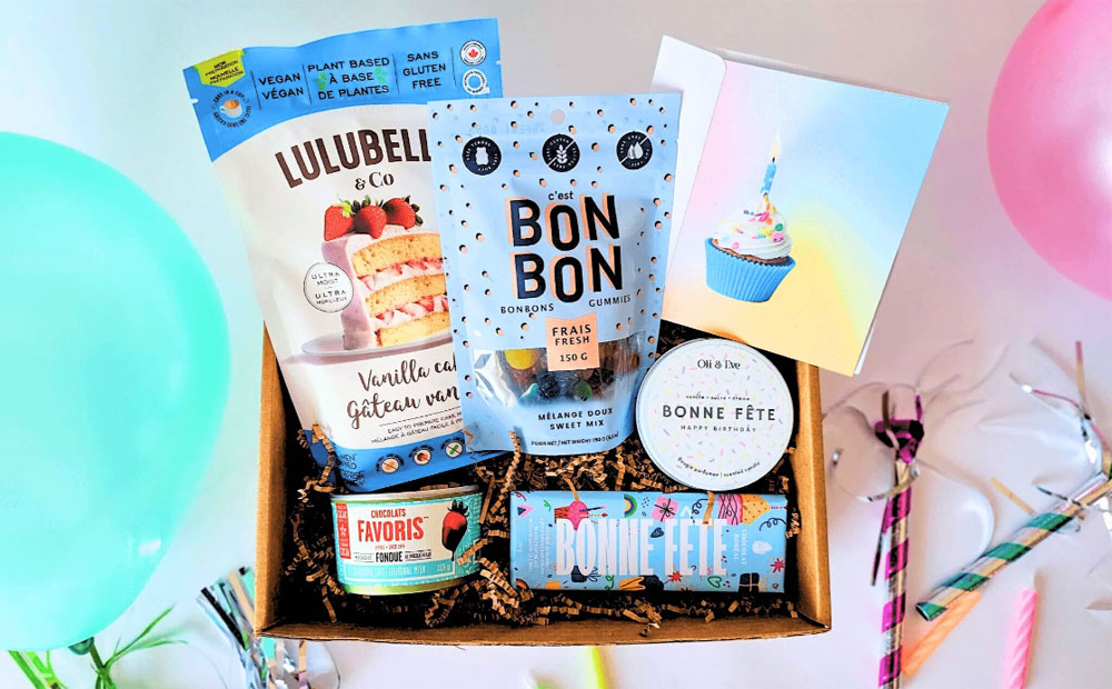 Boîte bonne fête à offrir en cadeau à votre soeur