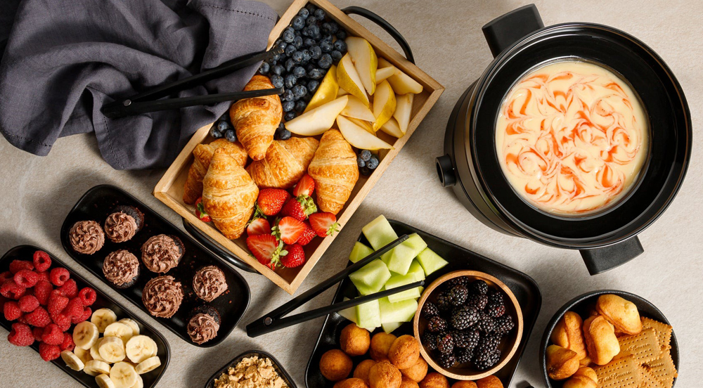 Fondussimo Mini evolution 3-en-1 - Ensemble à fondue pour 4 personnes 