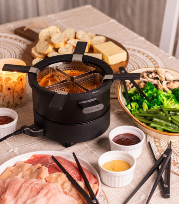 Fondussimo Mini – Ensemble à fondue Evolution 3-en-1 (4 personnes)