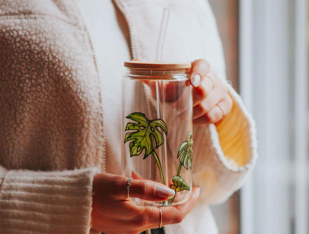 Verre canette personnalisé à offrir en cadeau à sa soeur