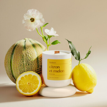 Bougie de soya – Citron & melon