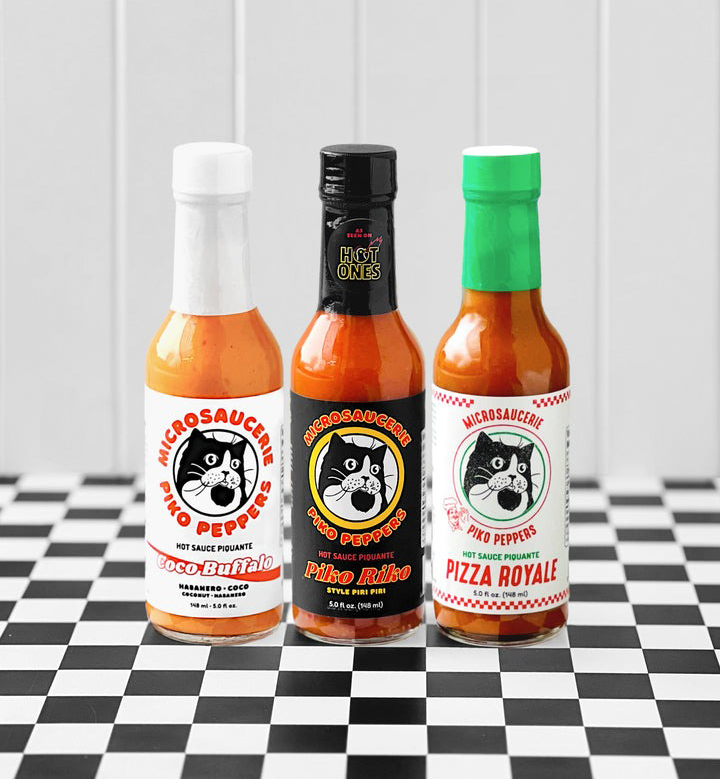 Trio de sauces piquantes Piko Peppers