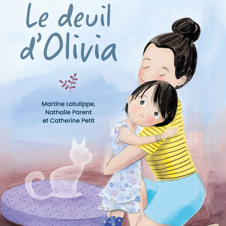 Livre pour enfant sur le deuil animalier : Le deuil d'Olivia