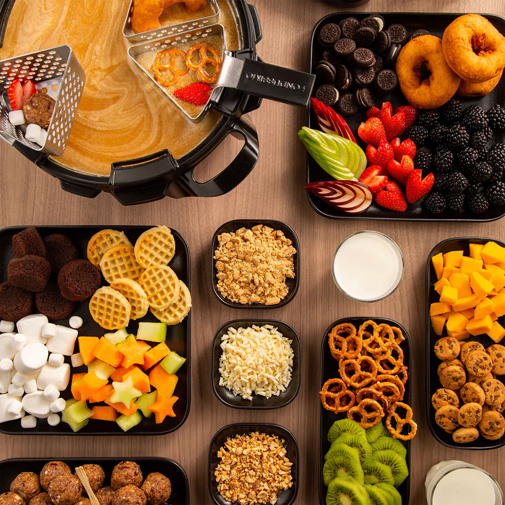Recette de fondue pour le brunch pomme & érable de Fondussimo