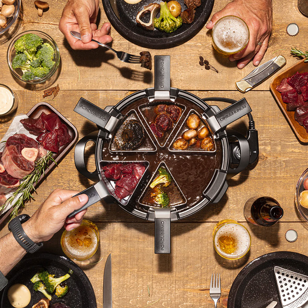 Recette de fondue du chasseur