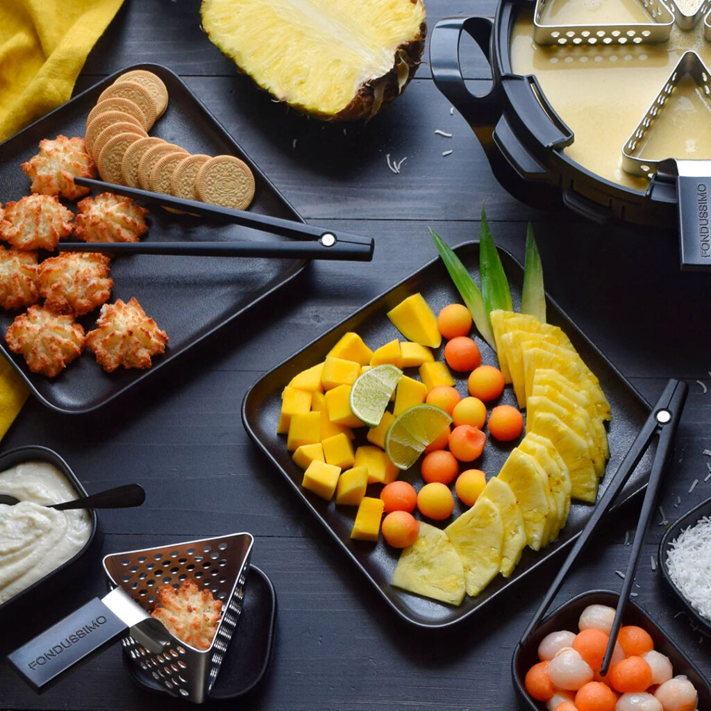 Recette de fondue dessert style Pina Colada pour un côté festif