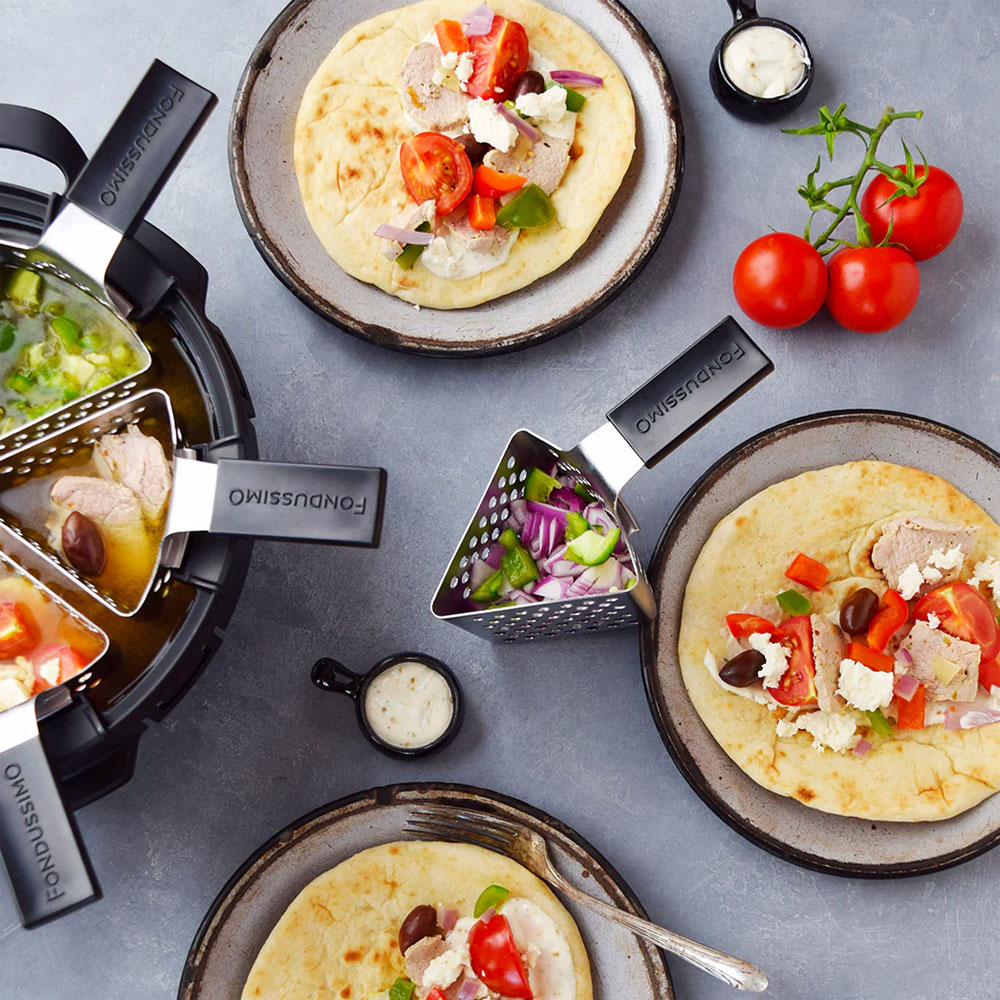 Recette de fondue style grecque