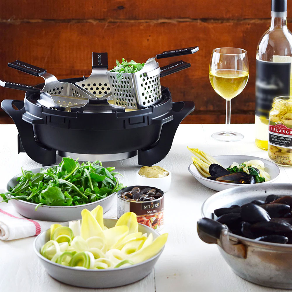 Recette de fondue Fondussimo au vin blanc
