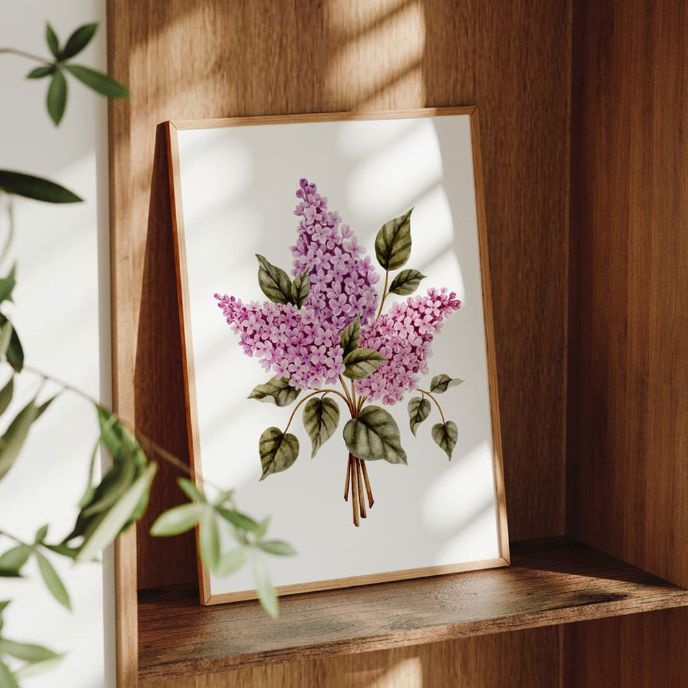 Affiche – Bouquet de lilas