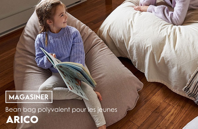 Bean bag à offrir en cadeau à une petite fille