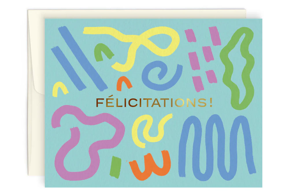 carte de souhaits de graduation : Félicitations!