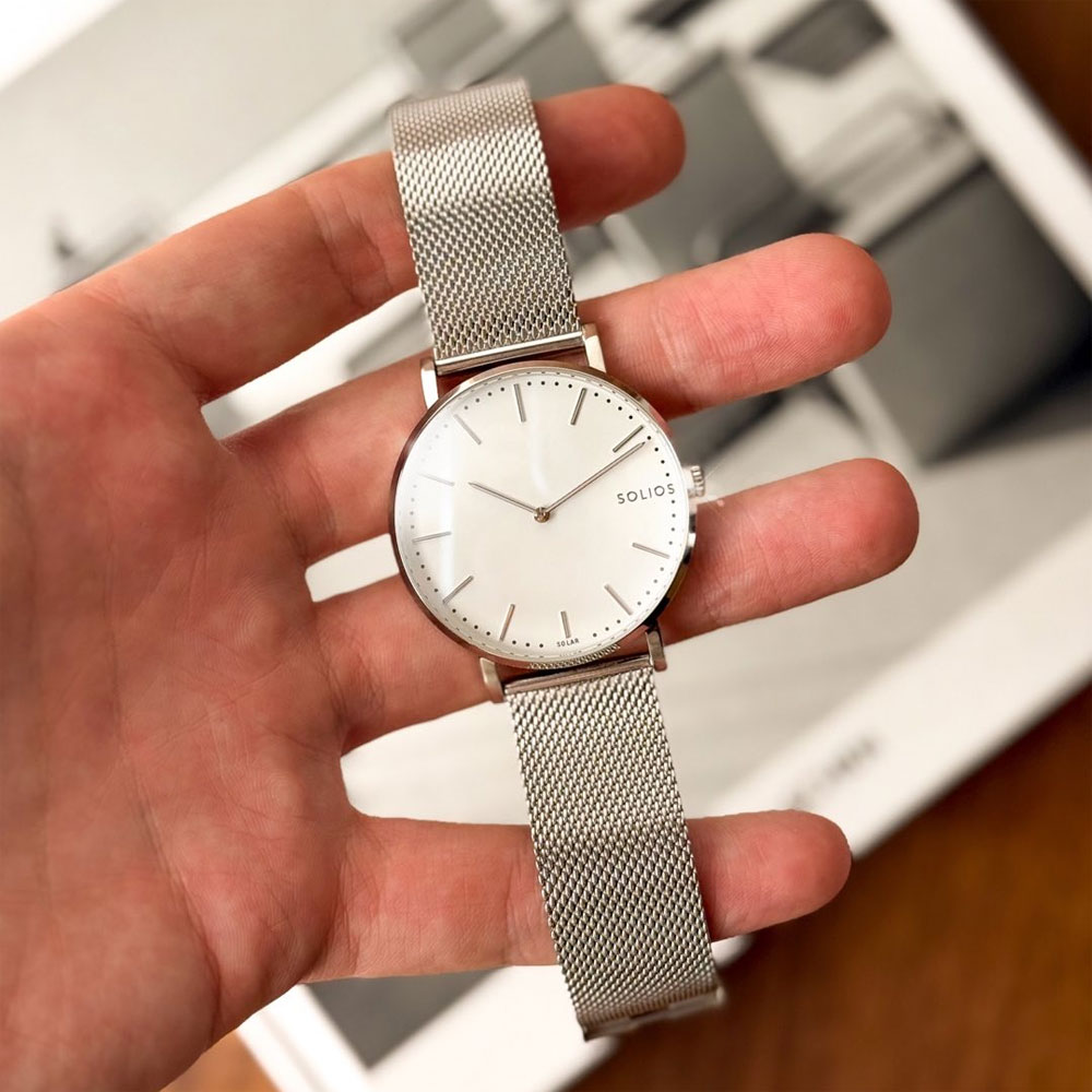 Montre solaire solios comme cadeau de graduation