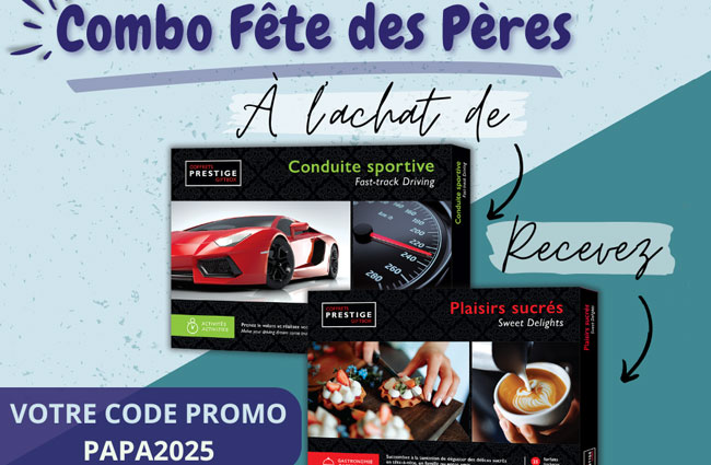 Combo pour la fête des Pères 2025 chez Coffrets Prestige