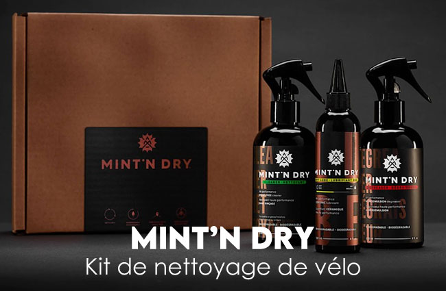 Ensemble de nettoyage à vélo pour conditions sèches, hors route et toutes conditions