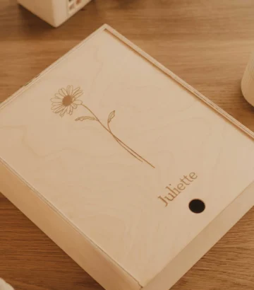 Boîte à souvenirs à personnaliser