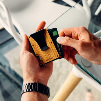 Portefeuille en bois (protection RFID)