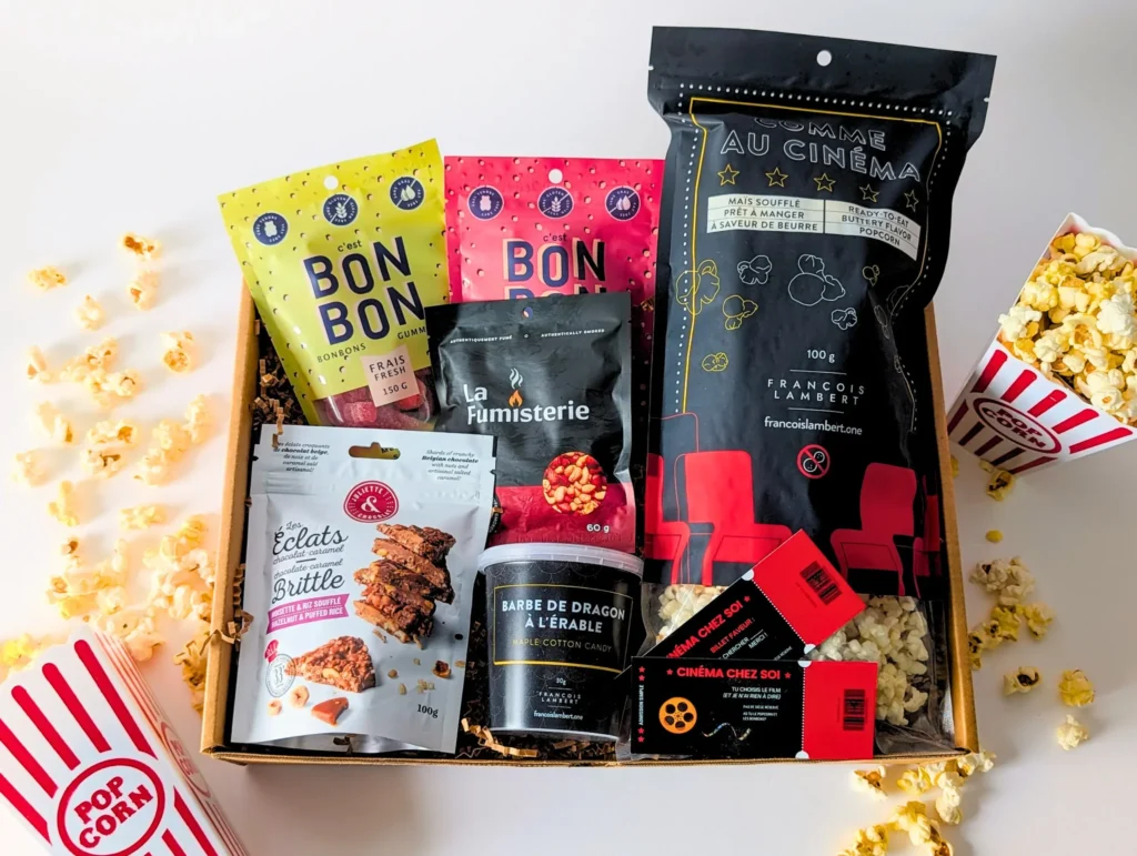 boîte cadeau cinéma maison