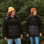 Chandail polaire noir - Effet mouton