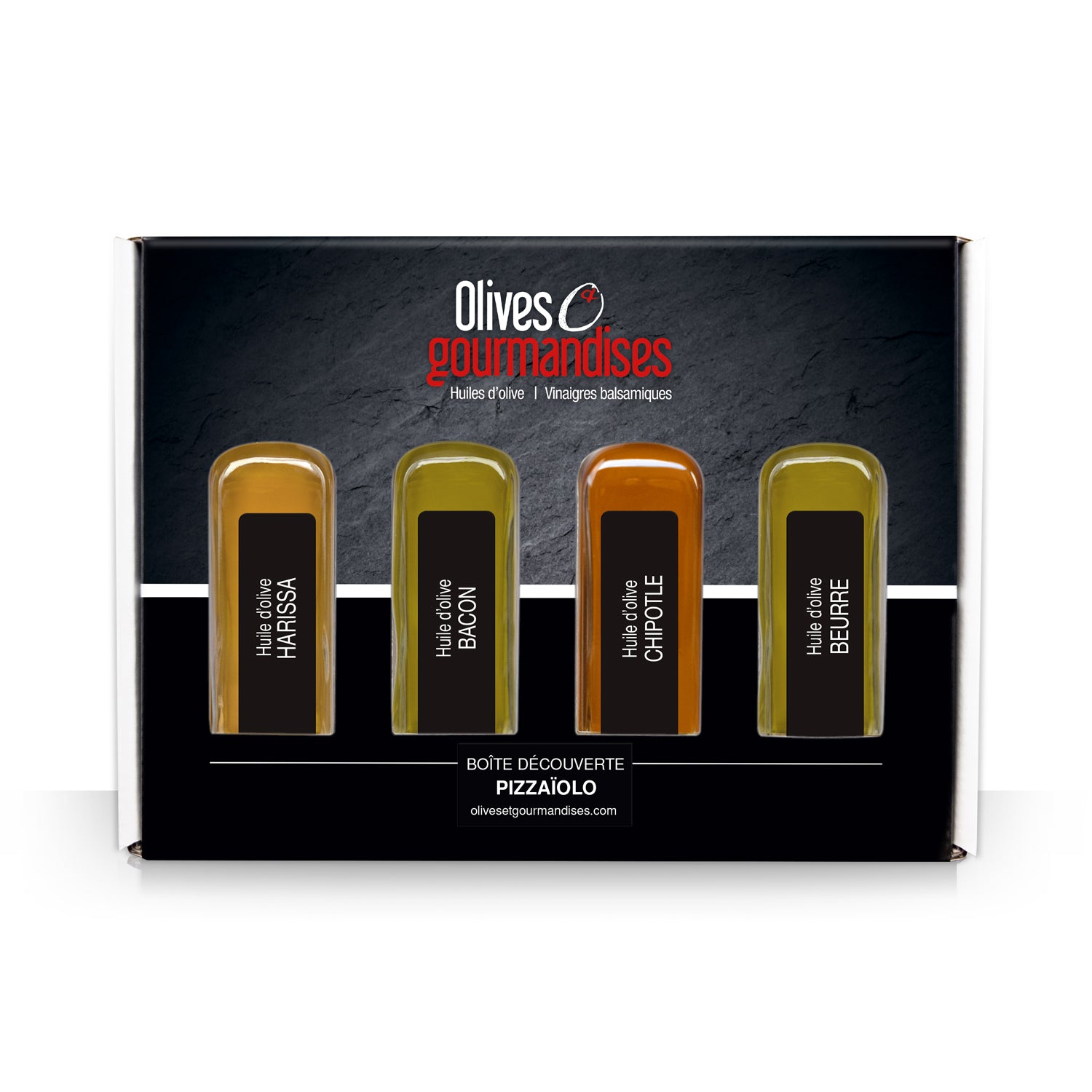 Boîte découverte Pizzaïolo (huiles d’olive piquantes)