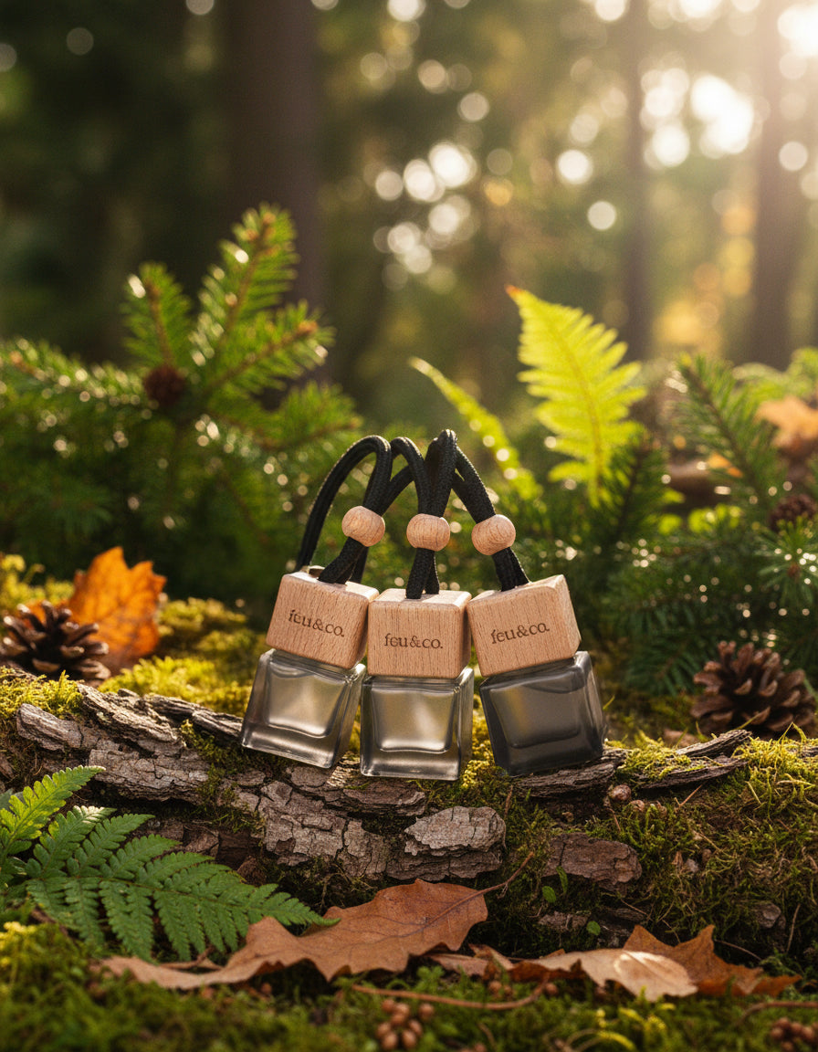 Trio diffuseurs pour la voiture – au cœur de la forêt