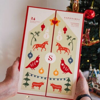 Calendrier de l’Avent de bombes de bain Saponaria