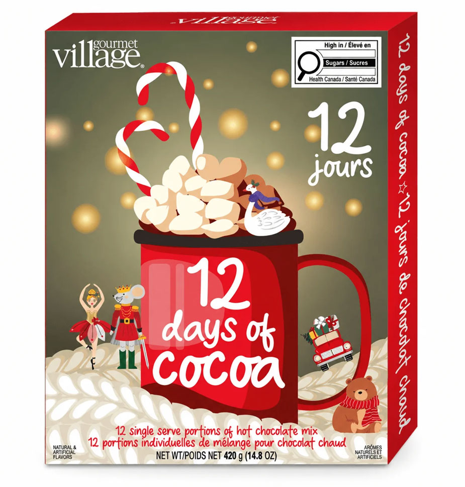 Calendrier de l&rsquo;Avent de chocolat chaud