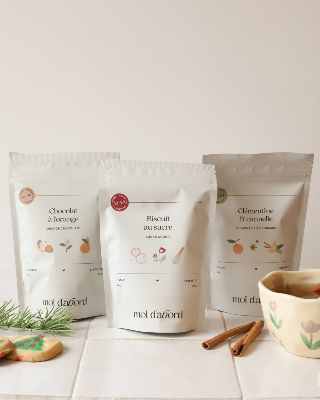 Trio de Thés Temps des Fêtes