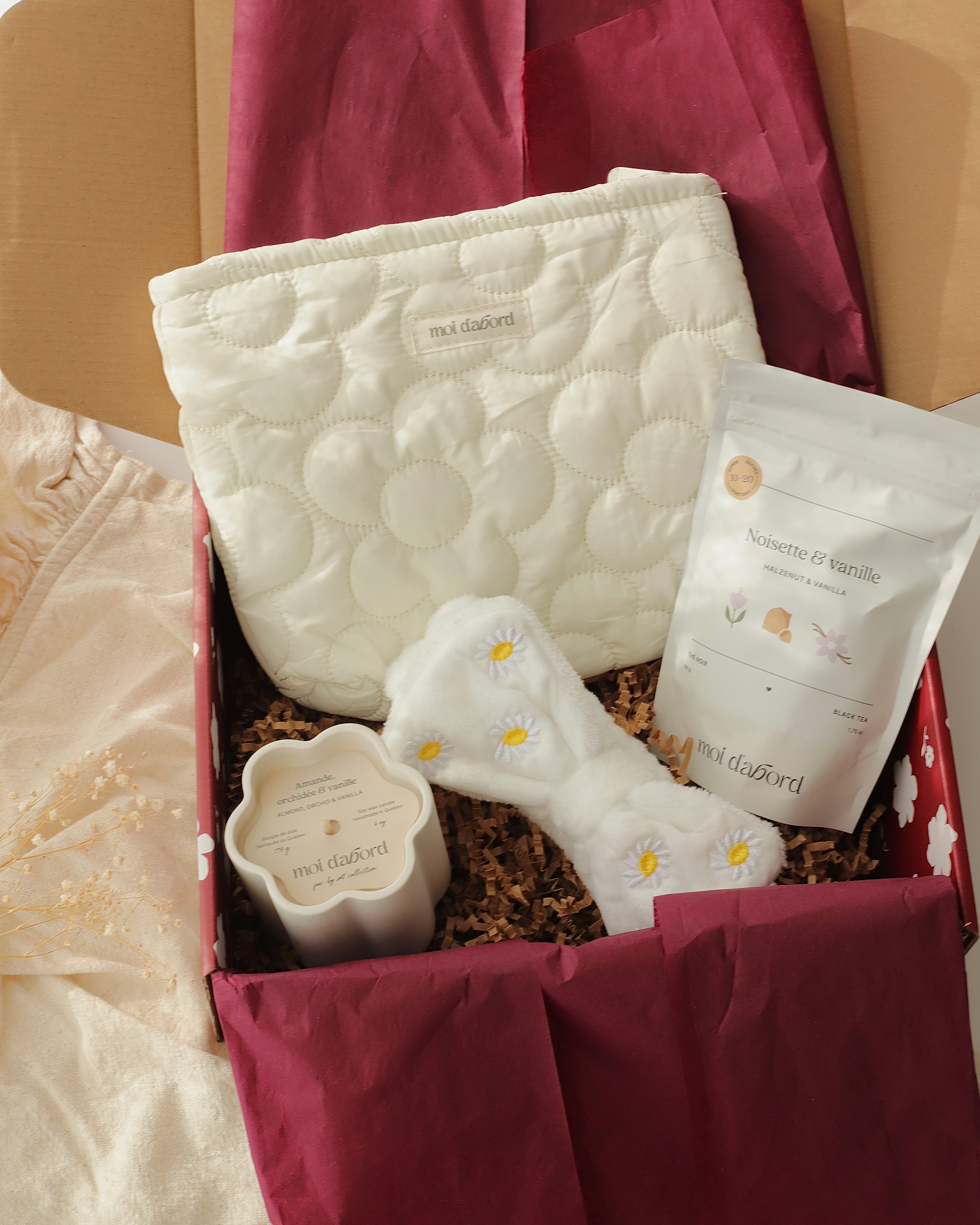 Boîte Cadeau Douce Vanille : Coffret Cocooning & Gourmand