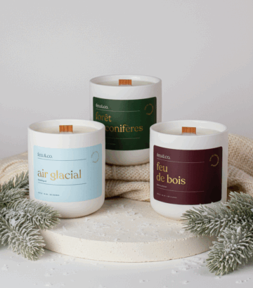 Coffret refuge nordique (3 bougies)